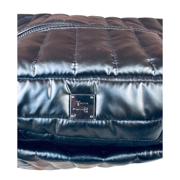 Think Royln Jr. Jetset Wingman Black Tote Bag With Zipper & Dual Handles - Picture 7 of 16